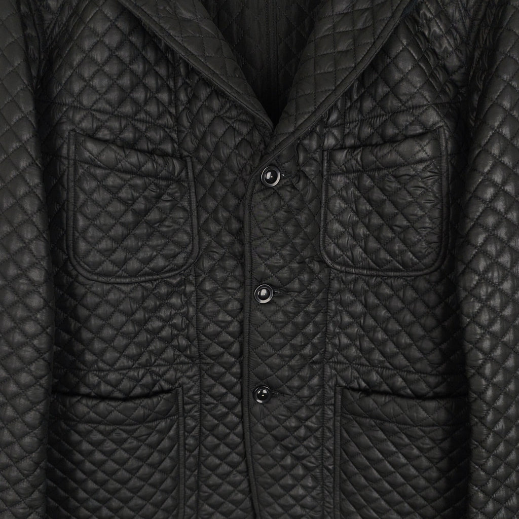 ENGINEERED GARMENTS Men's Made in USA Black Diamond Quilted Bedford Jacket