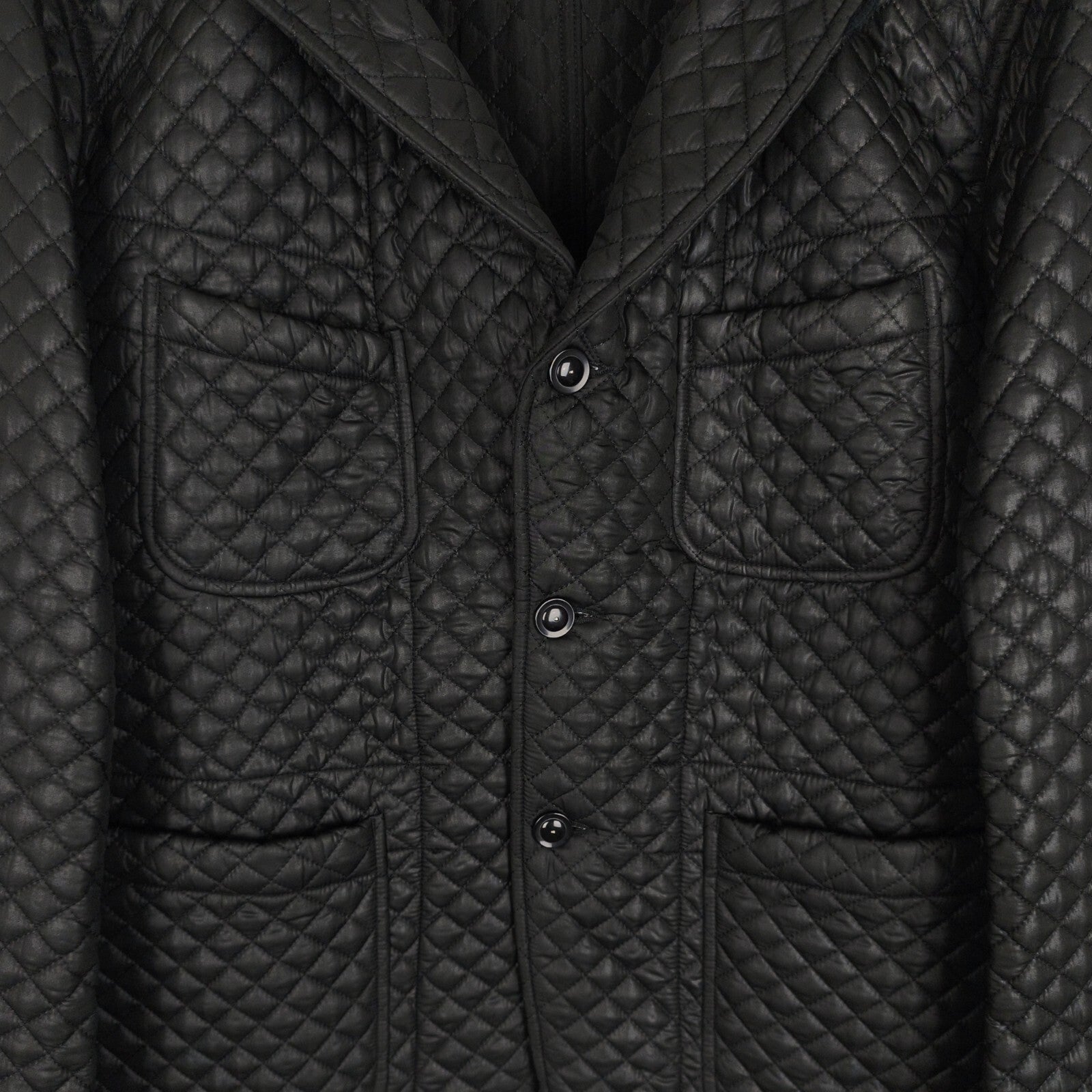 ENGINEERED GARMENTS Men's Made in USA Black Diamond Quilted Bedford Jacket