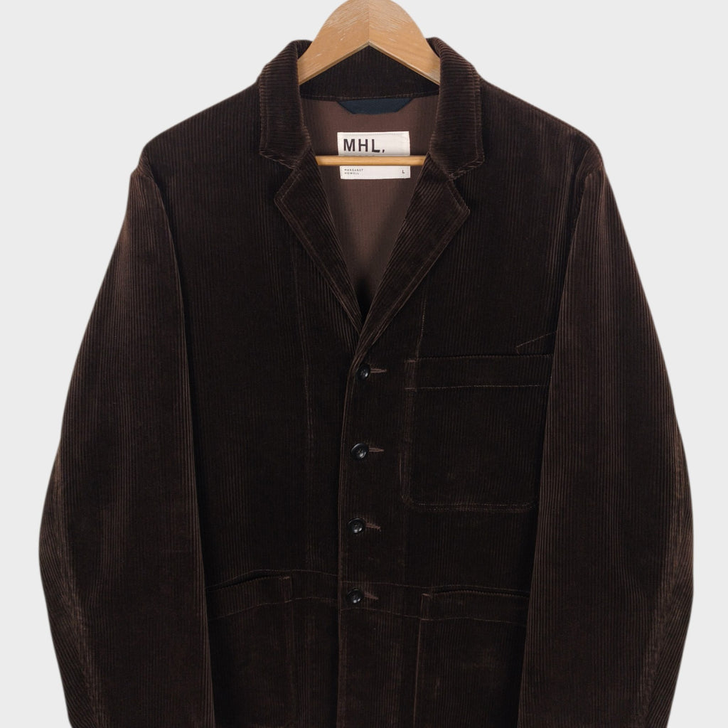 MHL MARGARET HOWELL Men's Brown Heavyweight Corduroy Chore Jacket