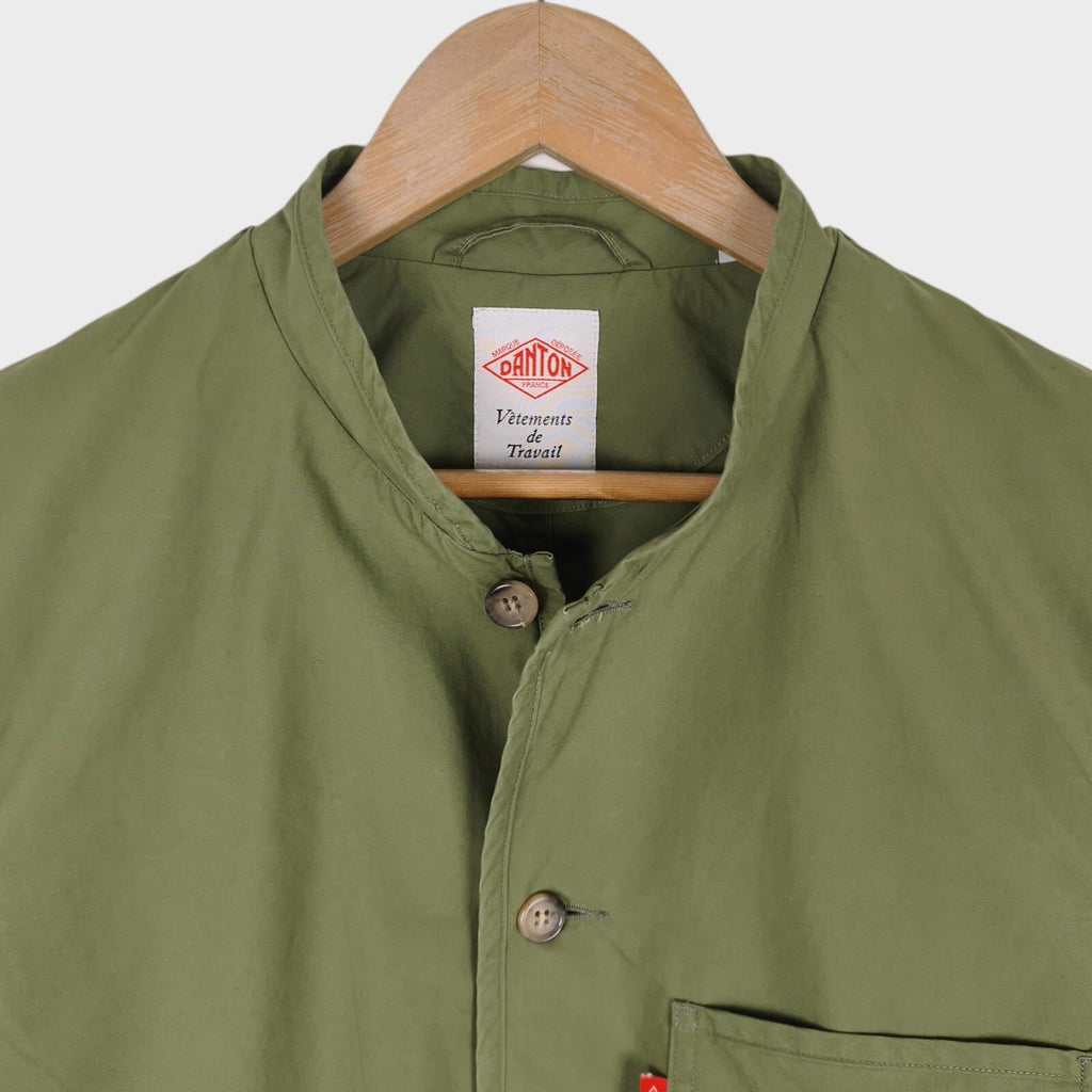 DANTON Men's Green Made in Japan 100% Cotton Chore Jacket