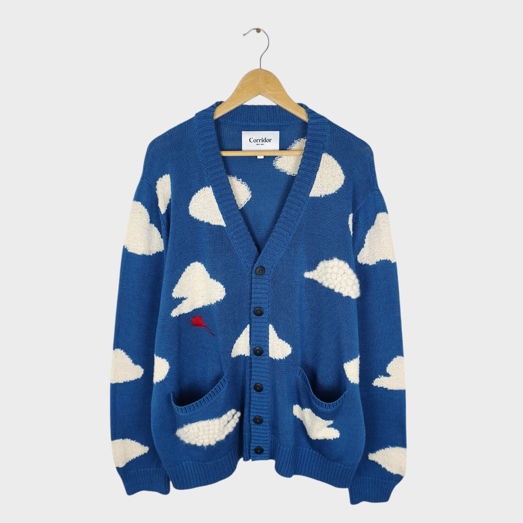 CORRIDOR Men's Cotton/Wool Blend Prospect Park Cloud Cardigan