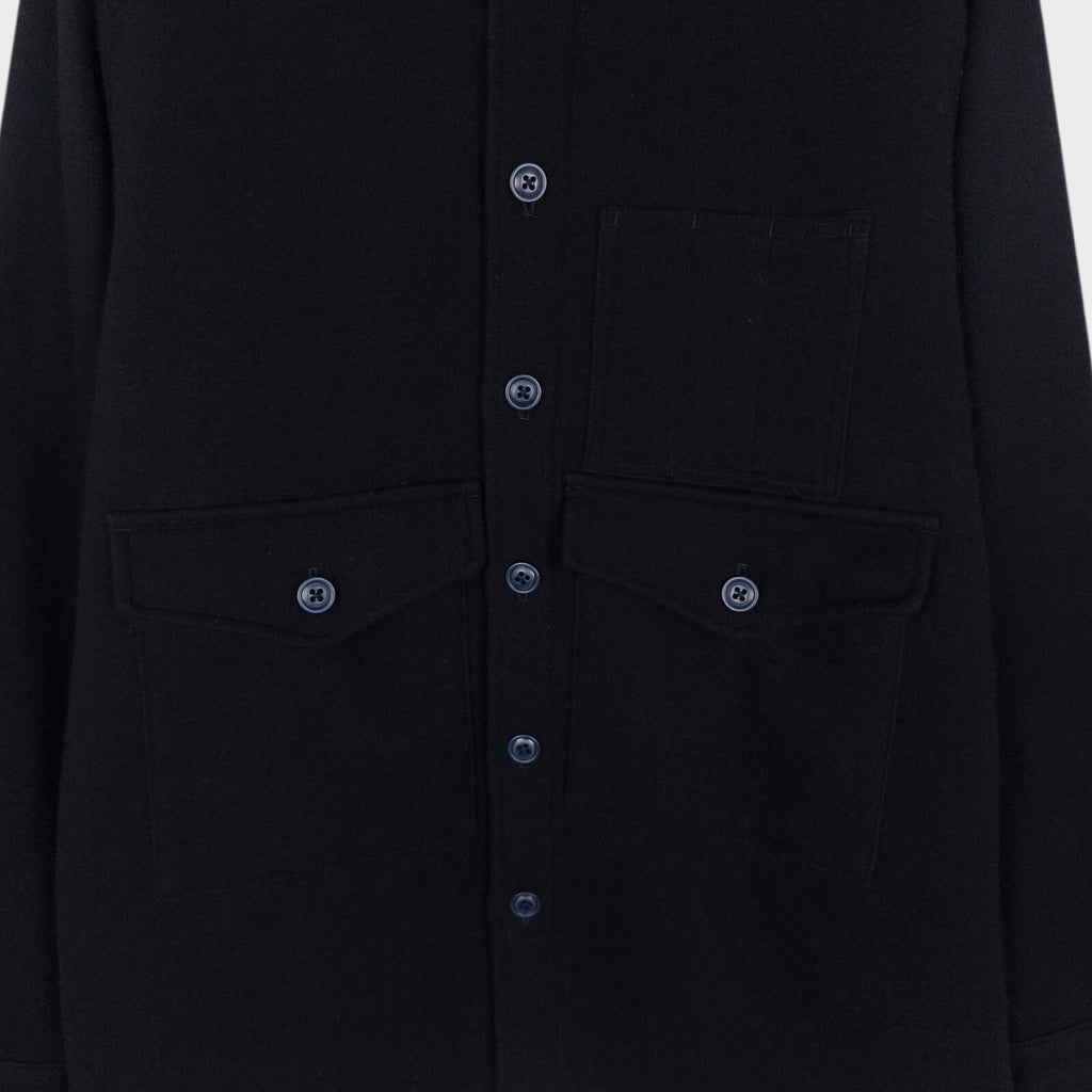 MOUNTAIN RESEARCH Men's Navy Made in Japan Wool Blend CPO Overshirt