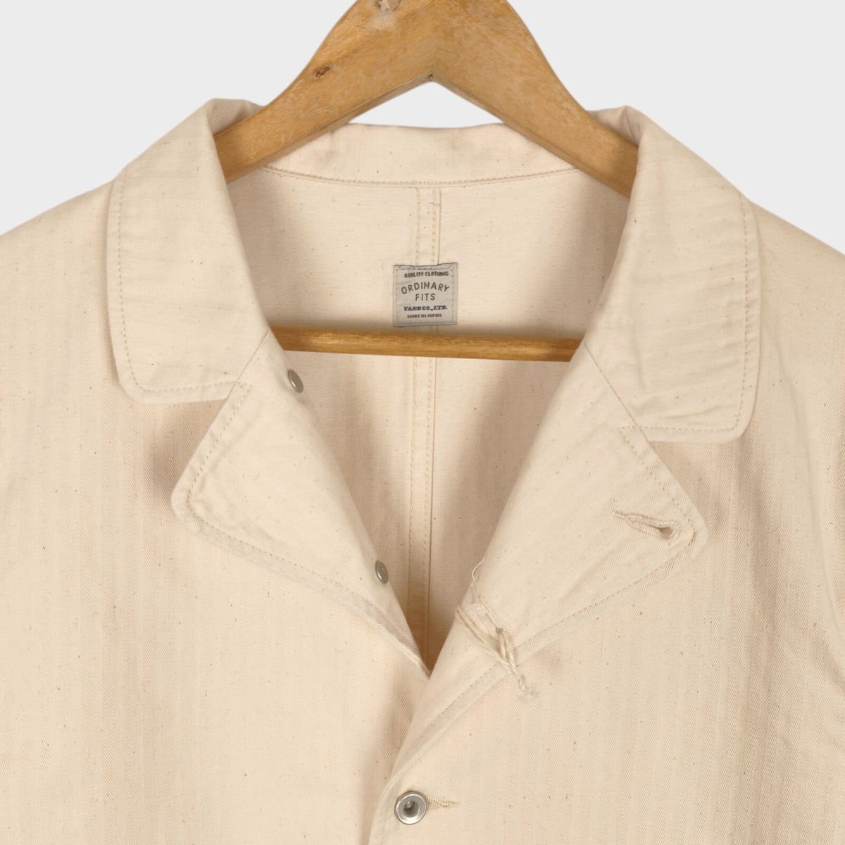 ORDINARY FITS Men's Made in Japan Ecru Bell Work Chore Jacket