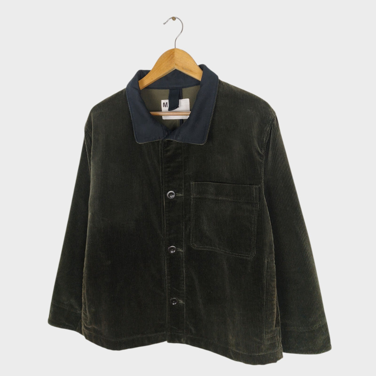 MHL MARGARET HOWELL Men's Dark Green Heavyweight Corduroy Chore Jacket