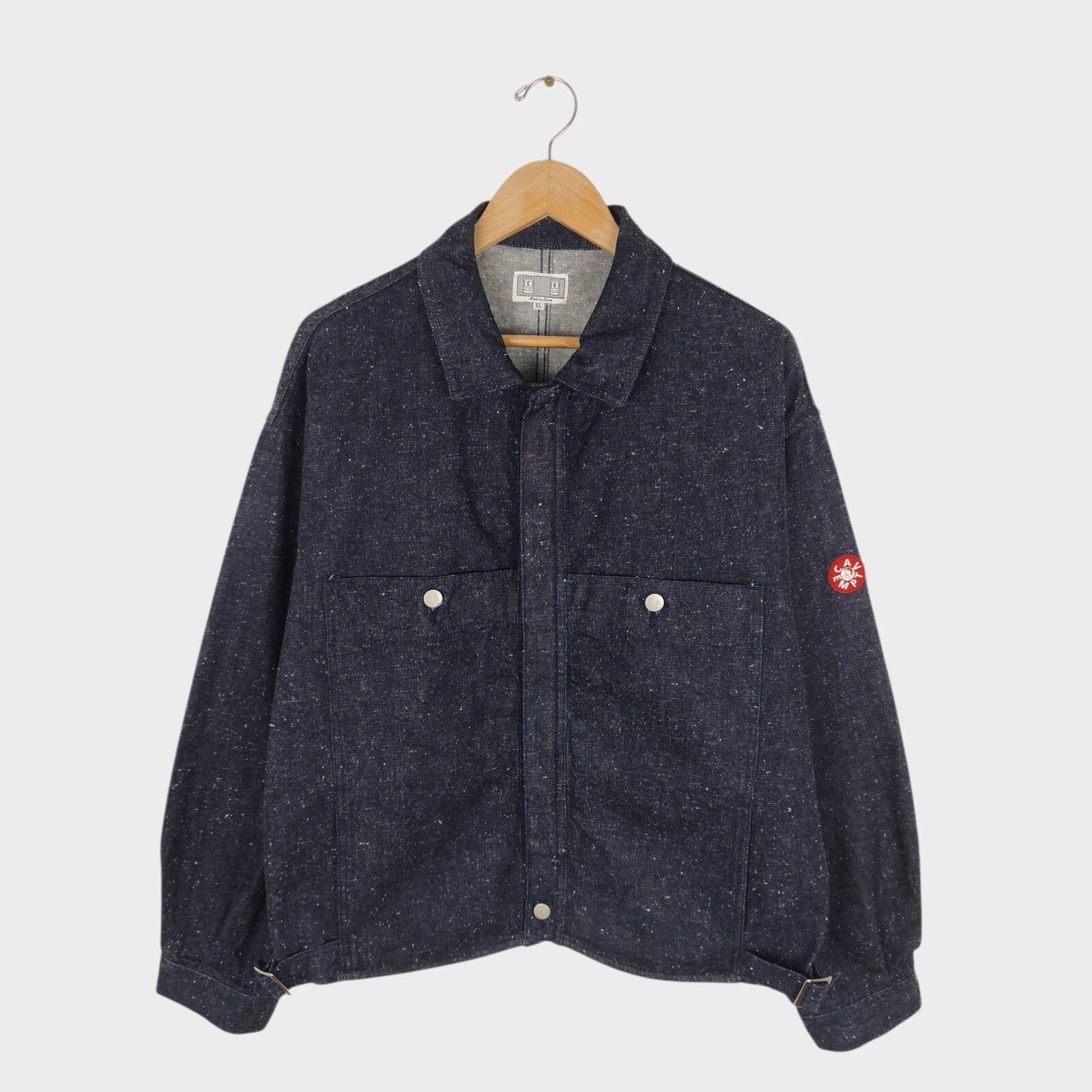 CAV EMPT Men's Made in Japan Blue Nep Denim Trucker Jacket