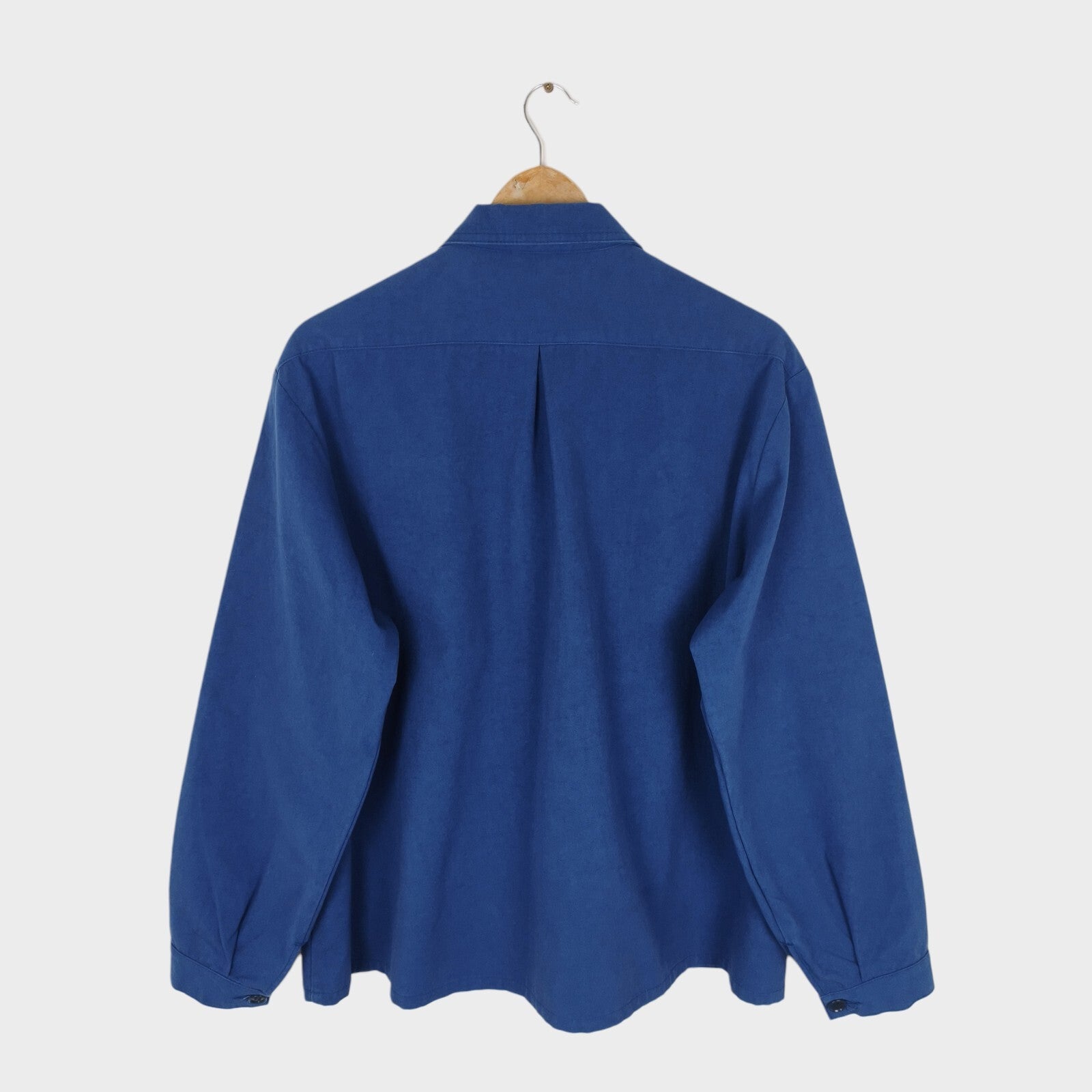 H.UNIT Men's Made in Japan Blue 100% Cotton Relaxed Fit Chore Jacket
