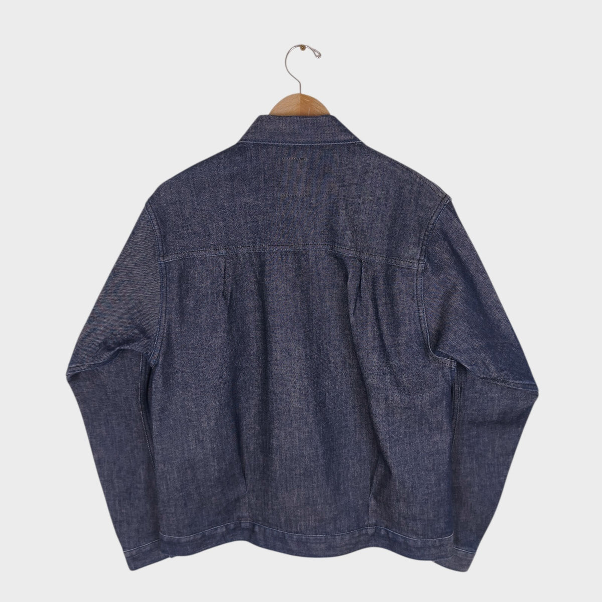 EDWIN Japan Men's Blue Denim E-Function Trucker Jacket