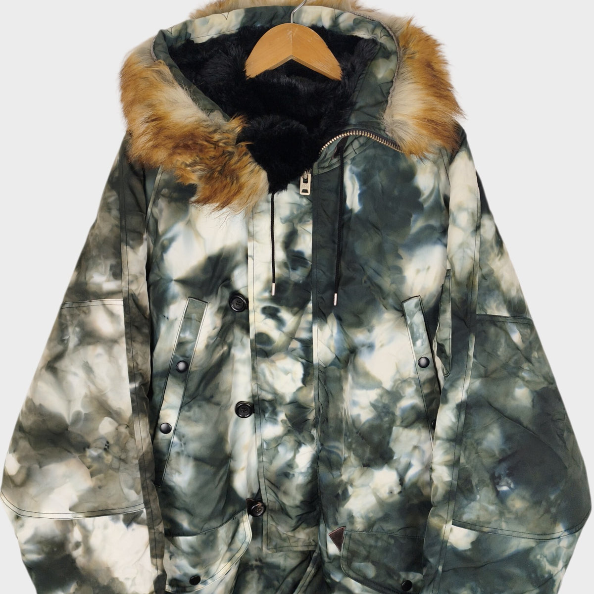 SUGARHILL Japan Men's Made in Japan Pour Camo N3-B Parka Coat