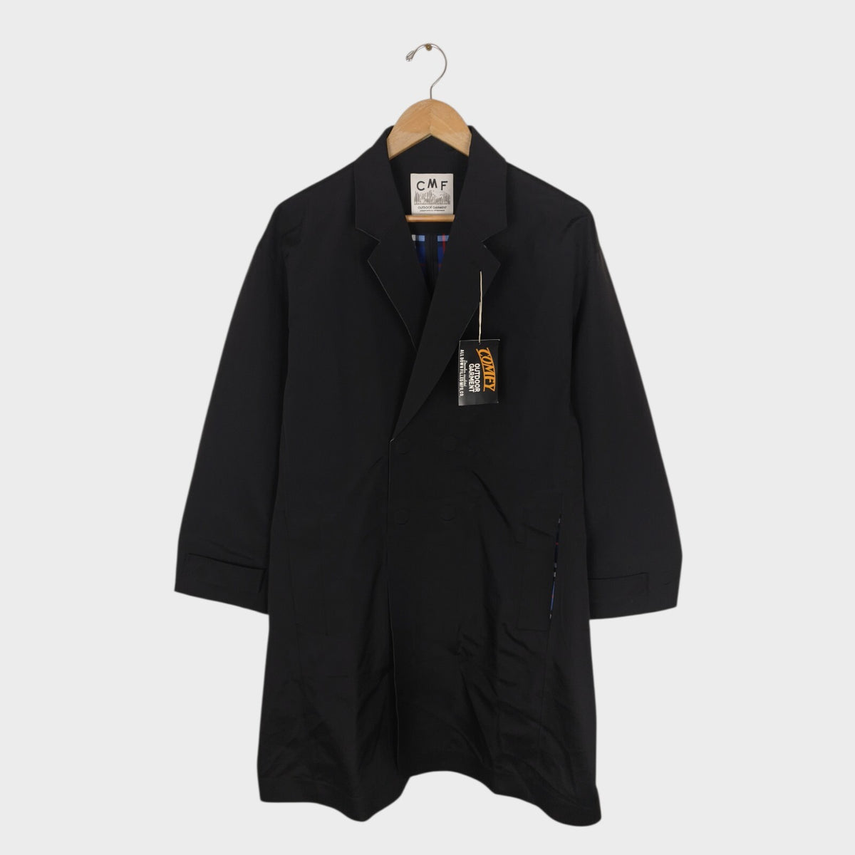 CMF COMFY OUTDOOR GARMENT Men's Black Water-Repellent Gum Field Chester Coat