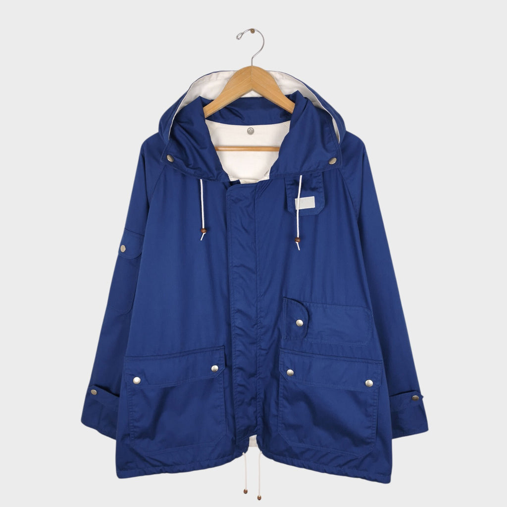 BEAMS PLUS Men's Blue 3 Layer Sailing Parka Jacket