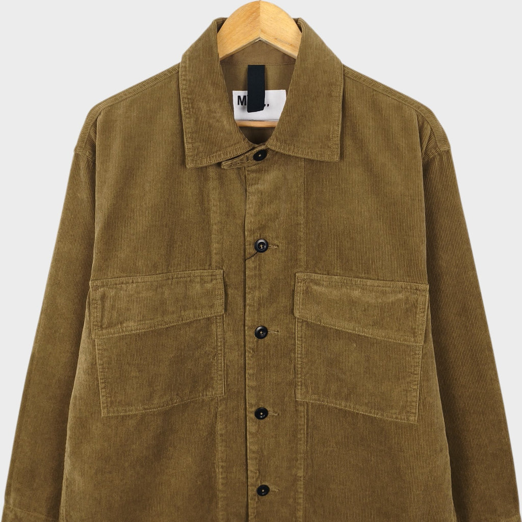MHL MARGARET HOWELL Men's Khaki Brown Corduroy Overshirt Jacket