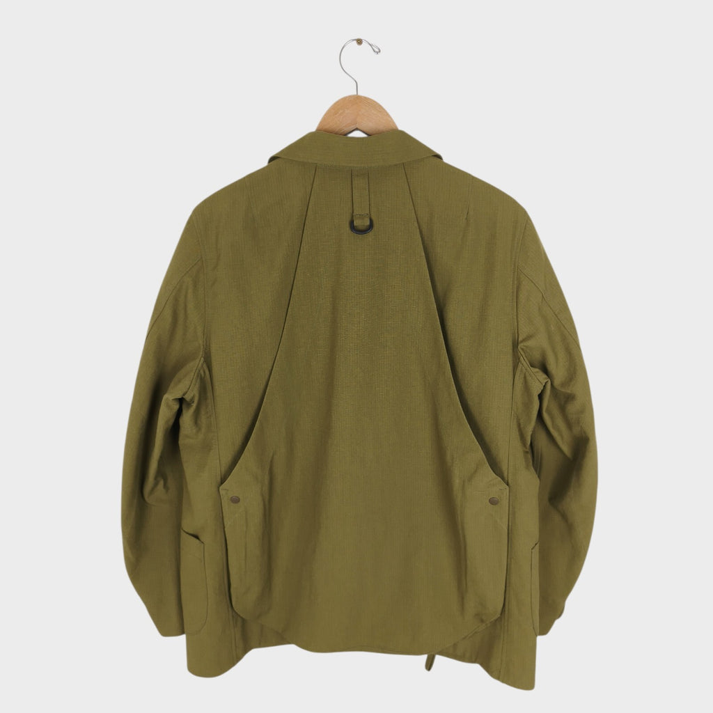 SNOW PEAK Men's Olive Green Takibi Spec Hunting Chore Jacket
