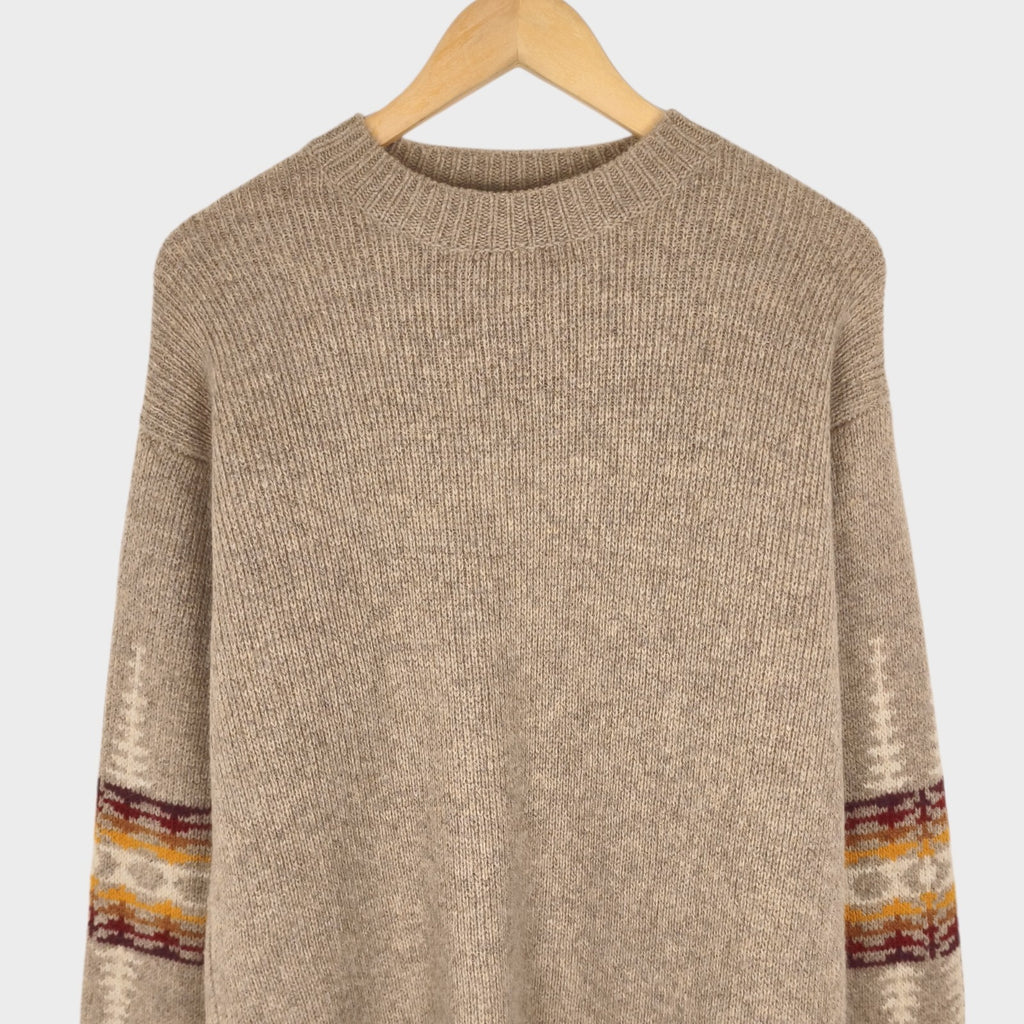 PENDLETON Men's Navajo Jacquard 100% Wool Jumper