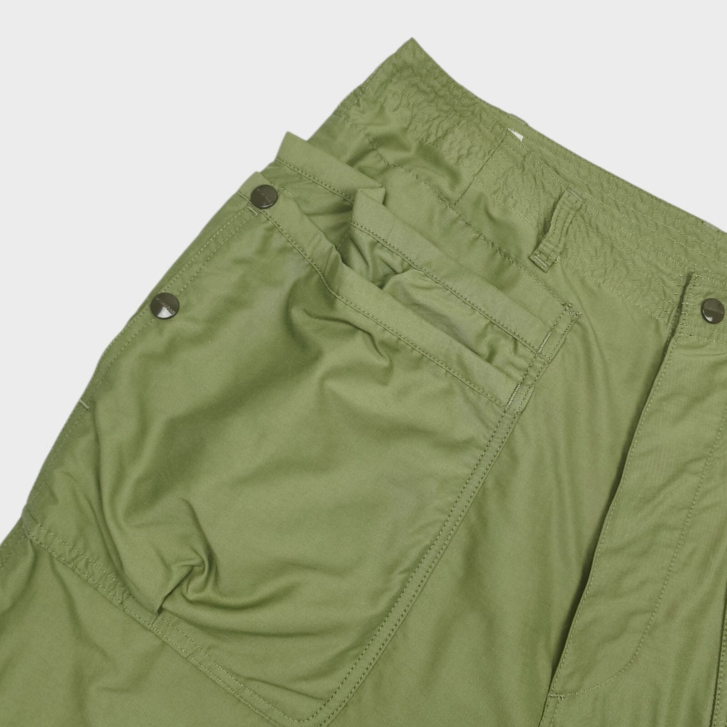 SASSAFRAS Men's Made in Japan Green Overgrown Hiker Cargo Shorts