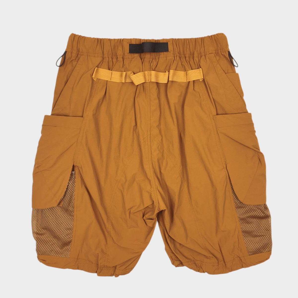 NORBIT BY HIROSHI NOZAWA Men's Orange Nylon Cargo Shorts