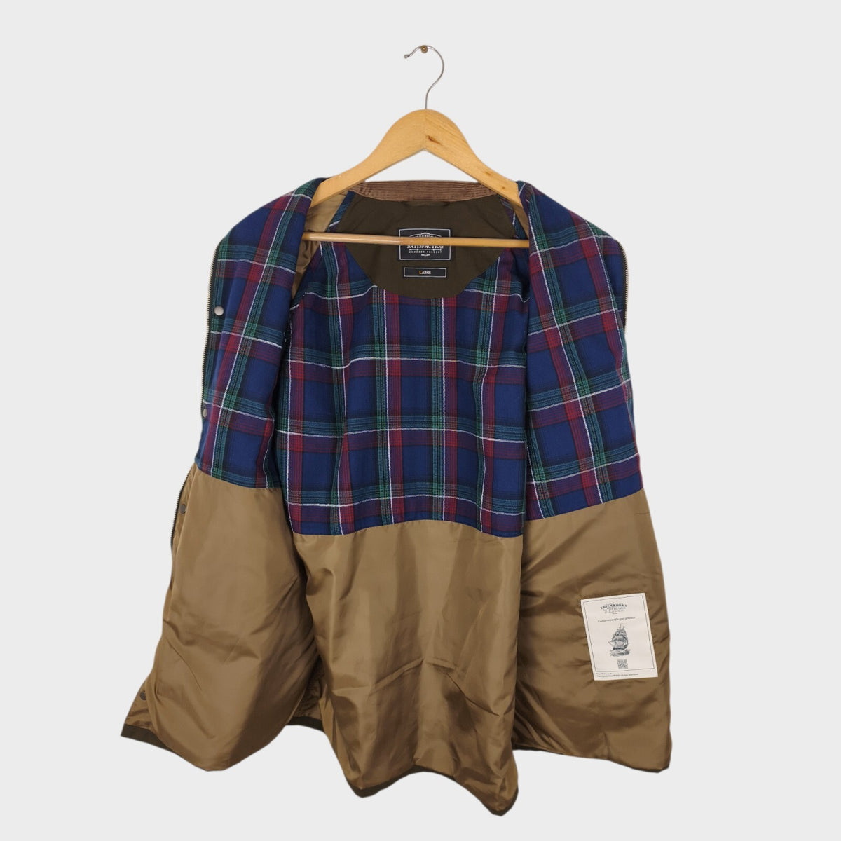 FRIZMWORKS Men's Khaki Green Royal Hunting Field Jacket