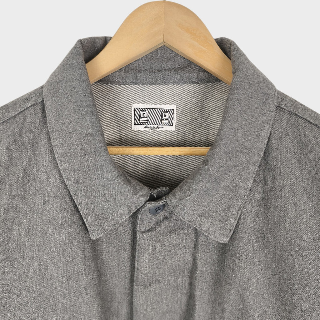 CAV EMPT Men's Made in Japan Grey Heavyweight Denim Community Bomber Jacket