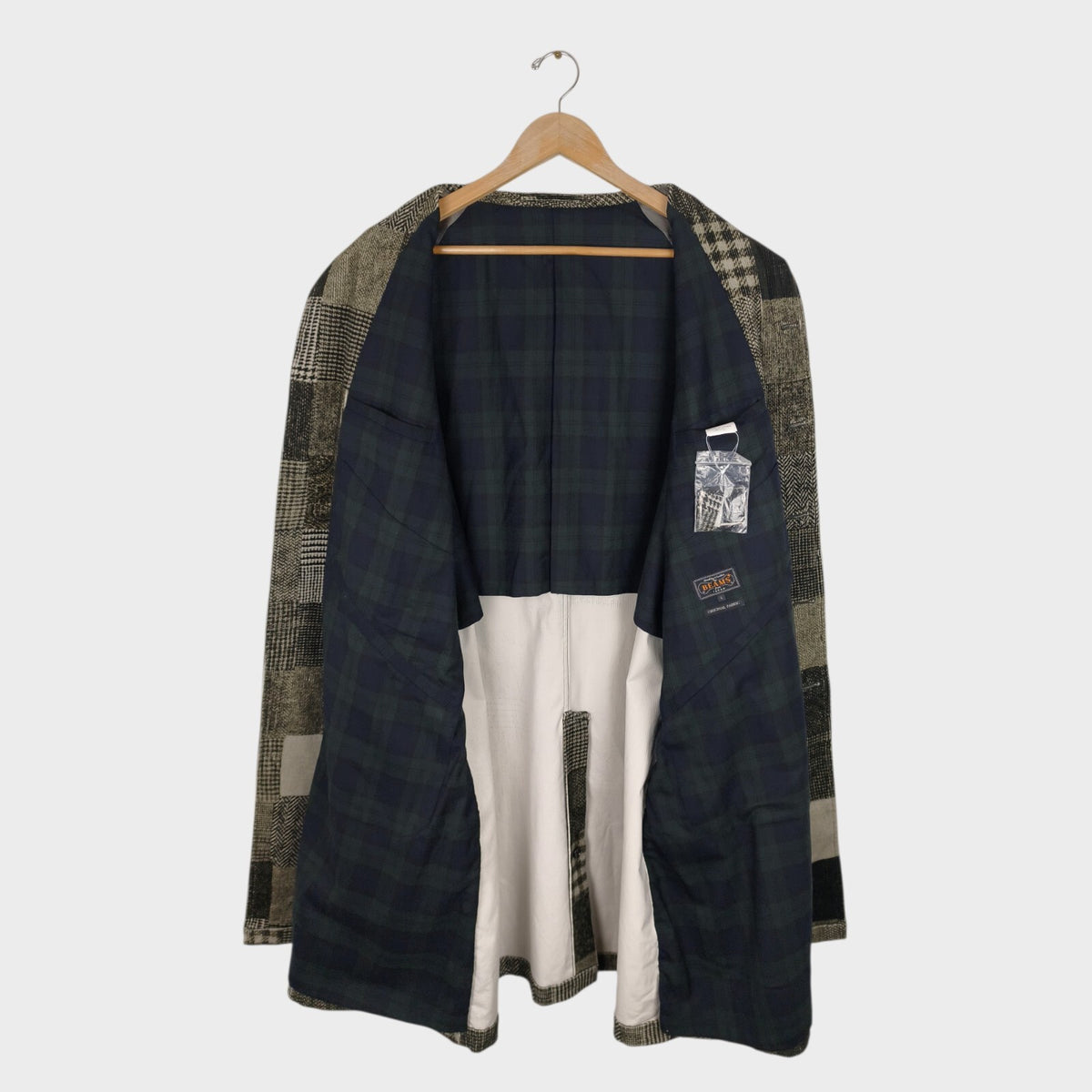 BEAMS PLUS Men's Patchwork Corduroy Coat