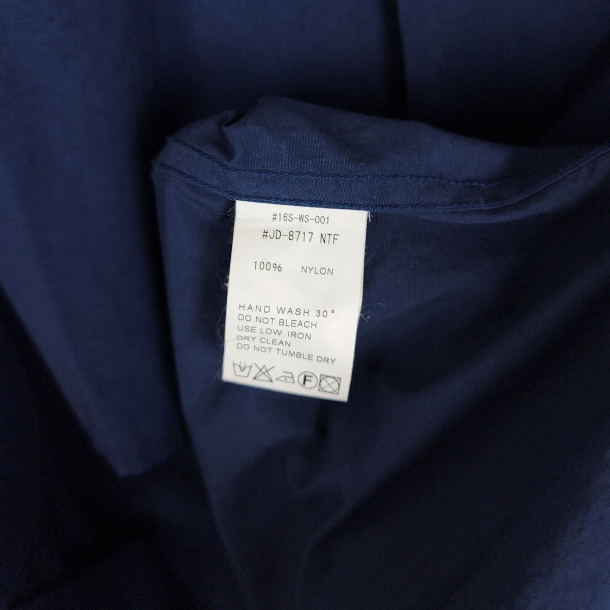 DANTON Men's Made in Japan Navy Blue Nylon Coat Jacket