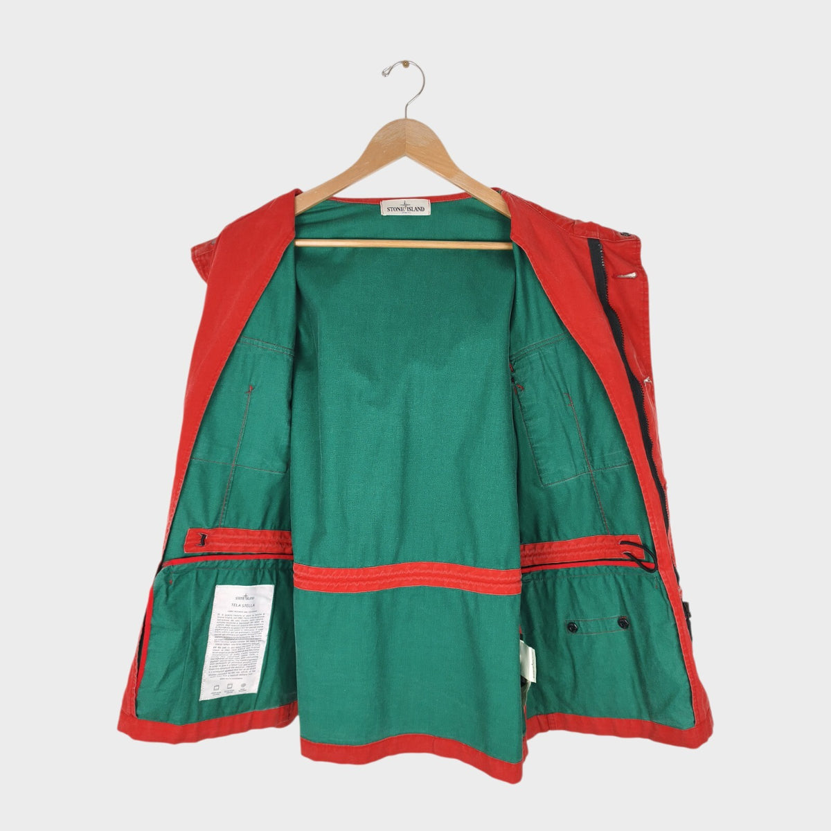 STONE ISLAND Men's Red 2013 Tela Stella Field Jacket