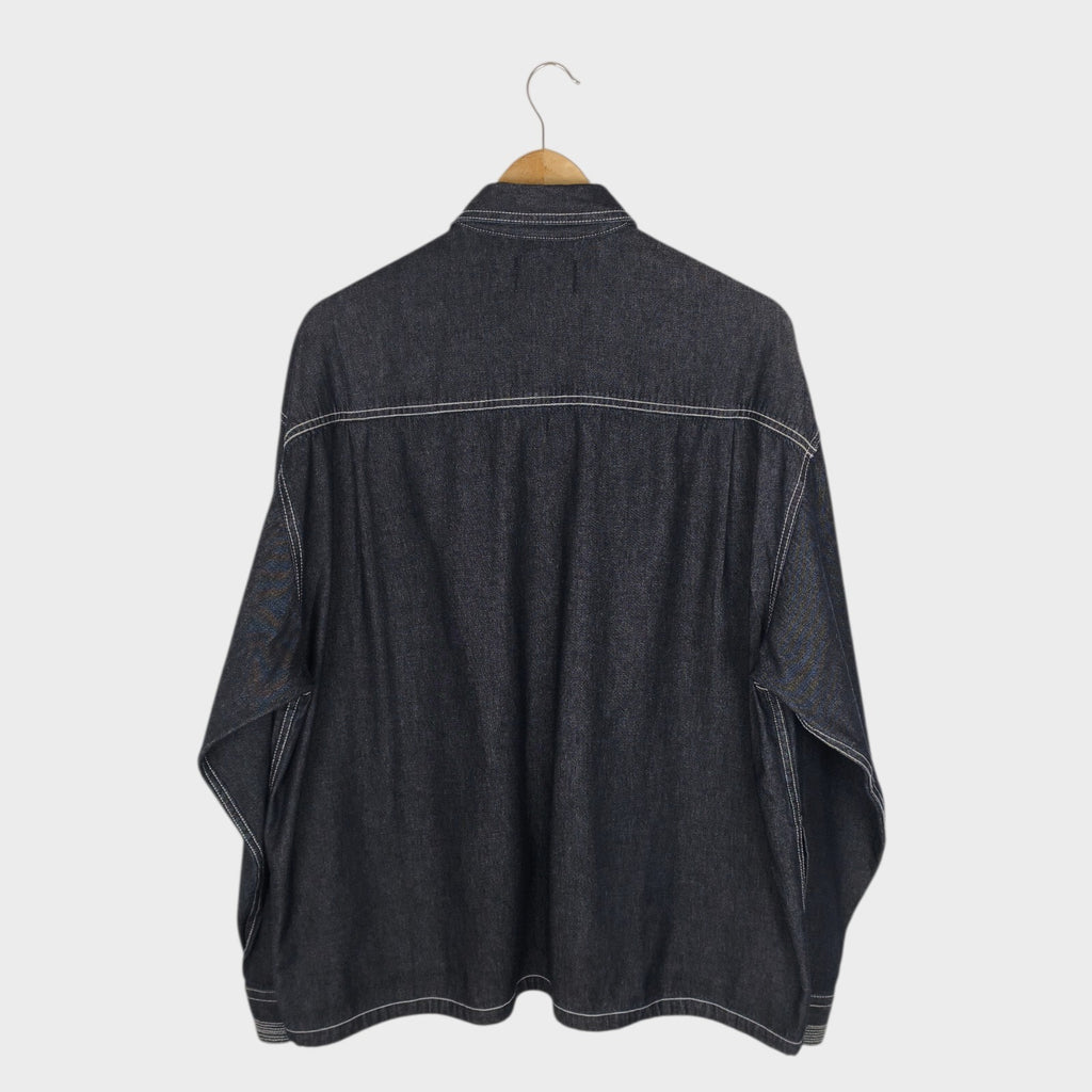 AOZORA BLUE HEAVEN Japan Men's Oversized Utility Denim Jacket
