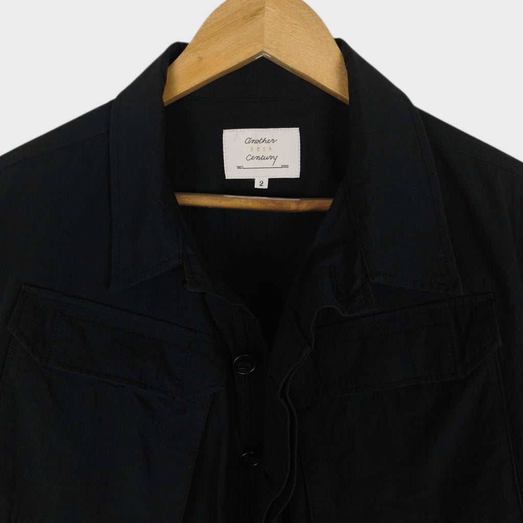 ANOTHER 20TH CENTURY Men's Black Made in Japan Cotton/Nylon Ripstop Brighton Command Jacket
