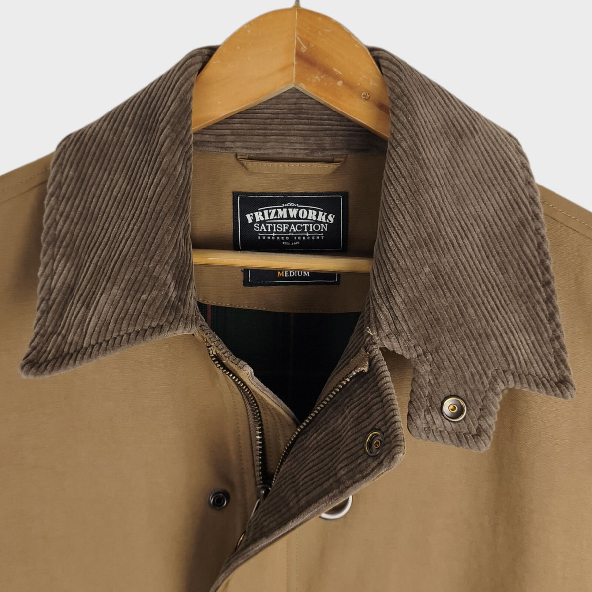 FRIZMWORKS Men's Tan Heritage Hunting Jacket