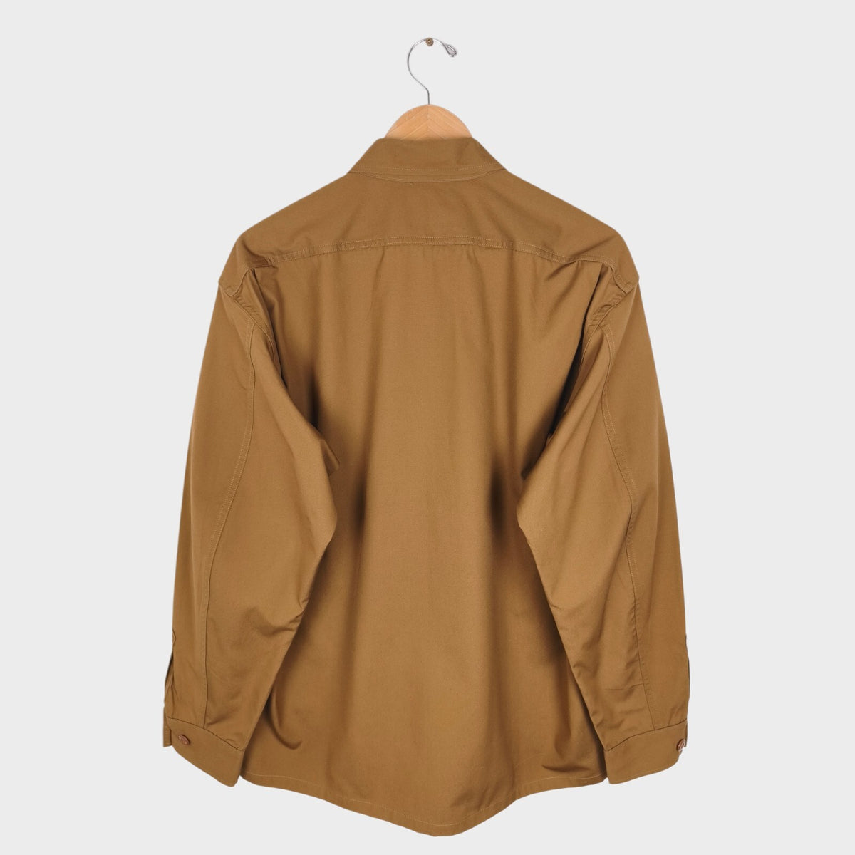 SASSAFRAS Men's Made in Japan Brown Digs Crew Chore Jacket