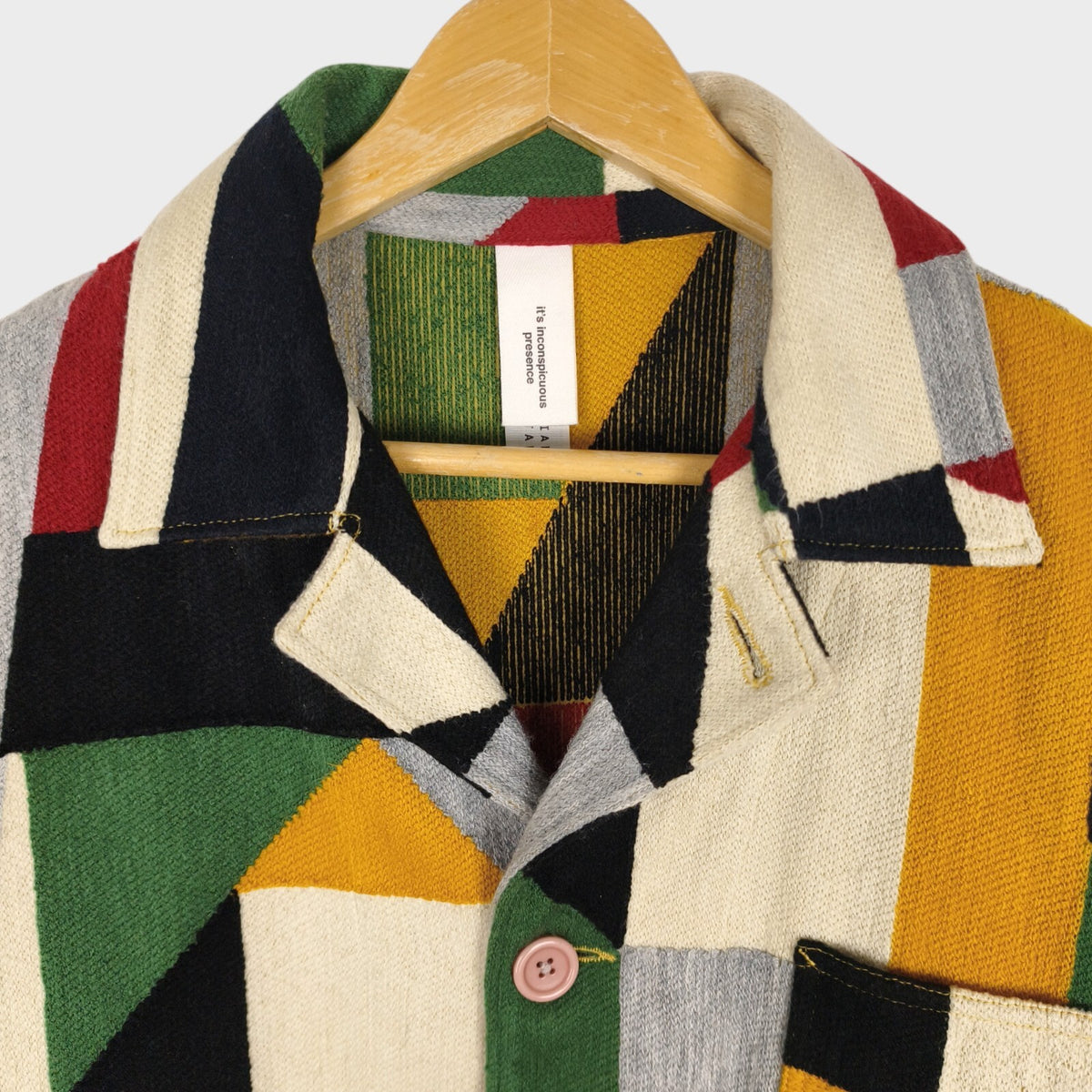 NICHE. Japan Men's Multicoloured Patchwork Switching Stitch Chore Jacket