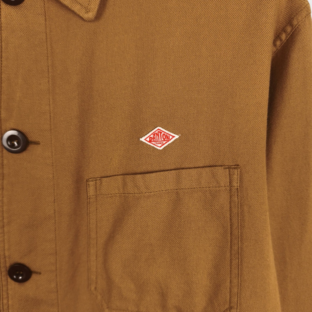 Danton Men's Brown 100% Cotton Chore Jacket