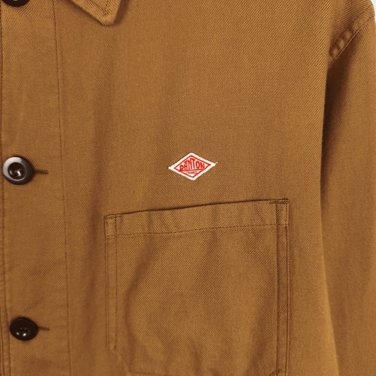 Danton Men's Brown 100% Cotton Chore Jacket