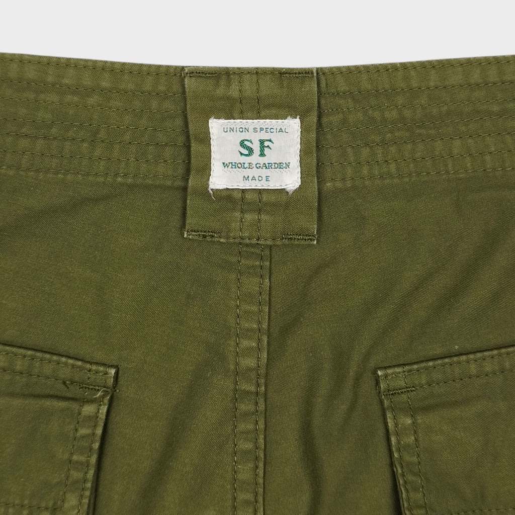 SASSAFRAS Men's Made in Japan Green Feel Sun Cargo Shorts