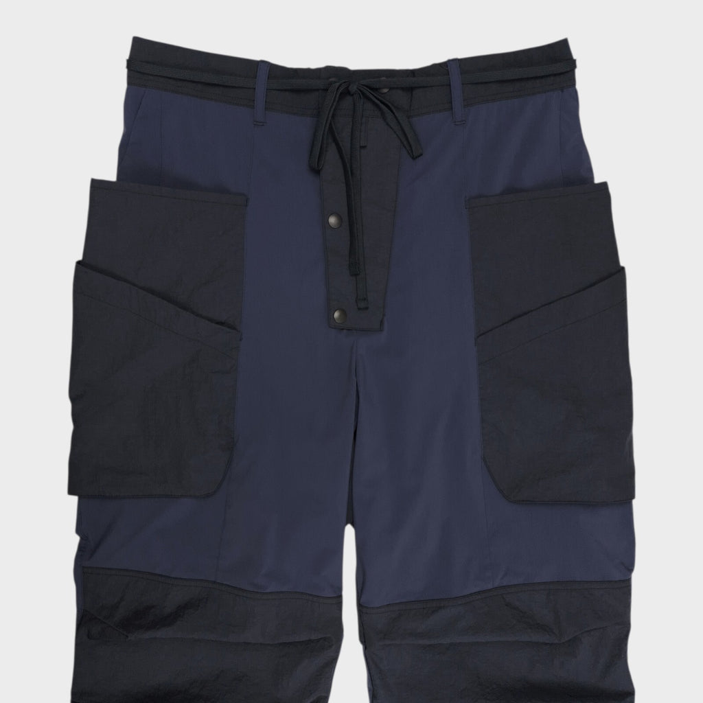 NORBIT BY HIROSHI NOZAWA Men's Navy High Spec Samue Hiking Cargo Trousers