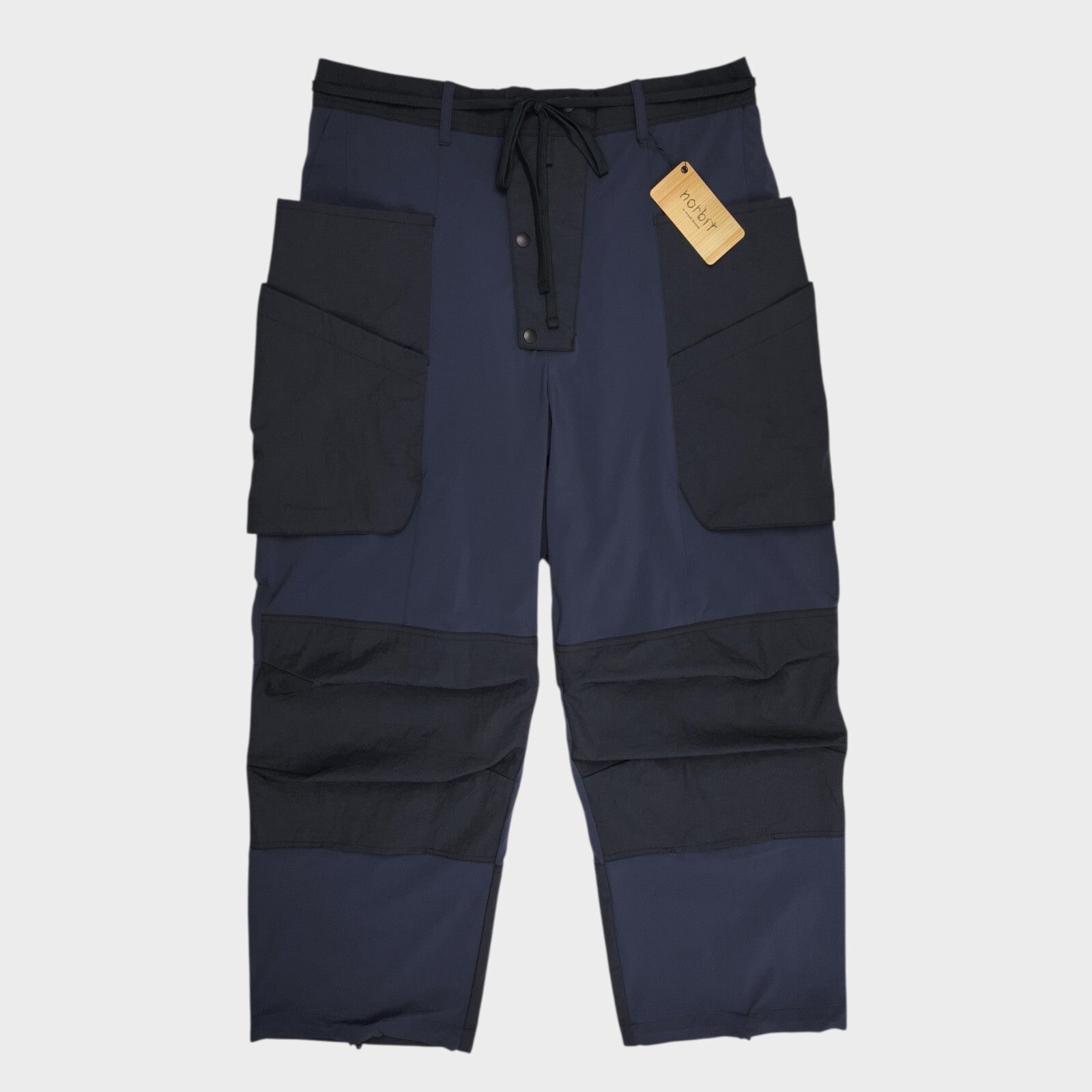 NORBIT BY HIROSHI NOZAWA Men's Navy High Spec Samue Hiking Cargo Trousers