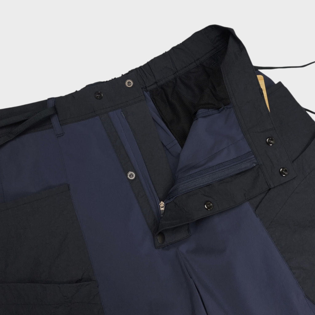 NORBIT BY HIROSHI NOZAWA Men's Navy High Spec Samue Hiking Cargo Trousers