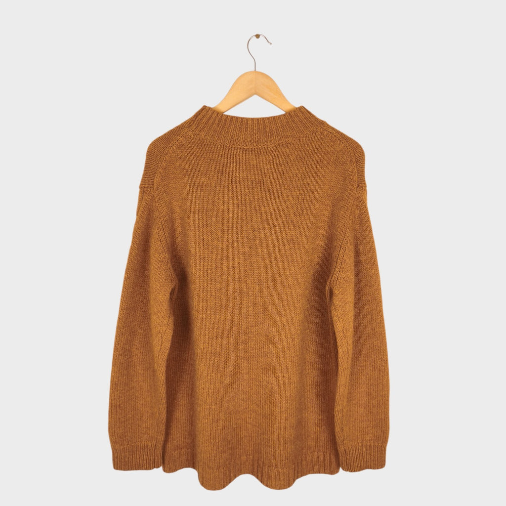 MHL MARGARET HOWELL Men's Tan/Camel 100% Wool Jumper
