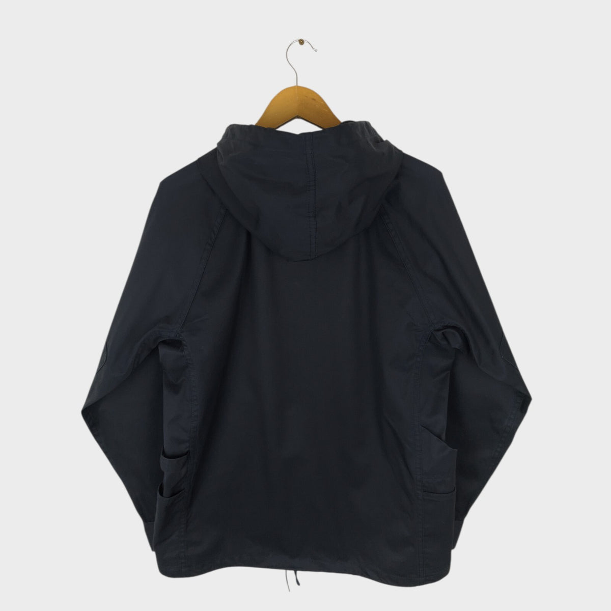 SASSAFRAS Men's Made in Japan Navy 100% Cotton Bud Breaker Jacket