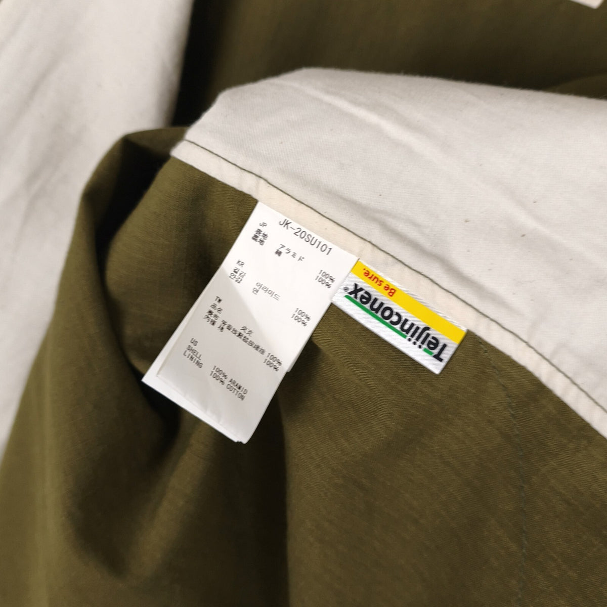 SNOW PEAK Men's Olive Green Takibi Spec Hunting Chore Jacket