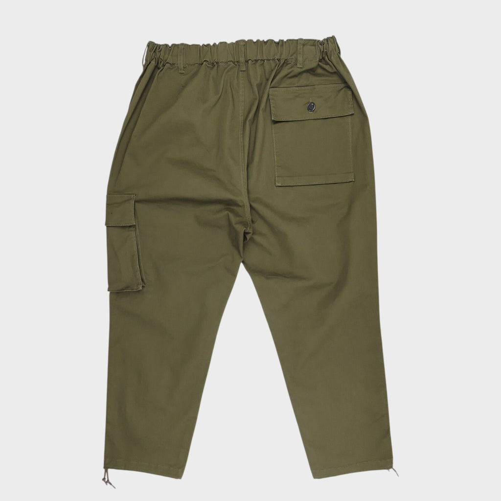 SAGE DE CRET x BEAMS PLUS Men's Green Cargo Trousers