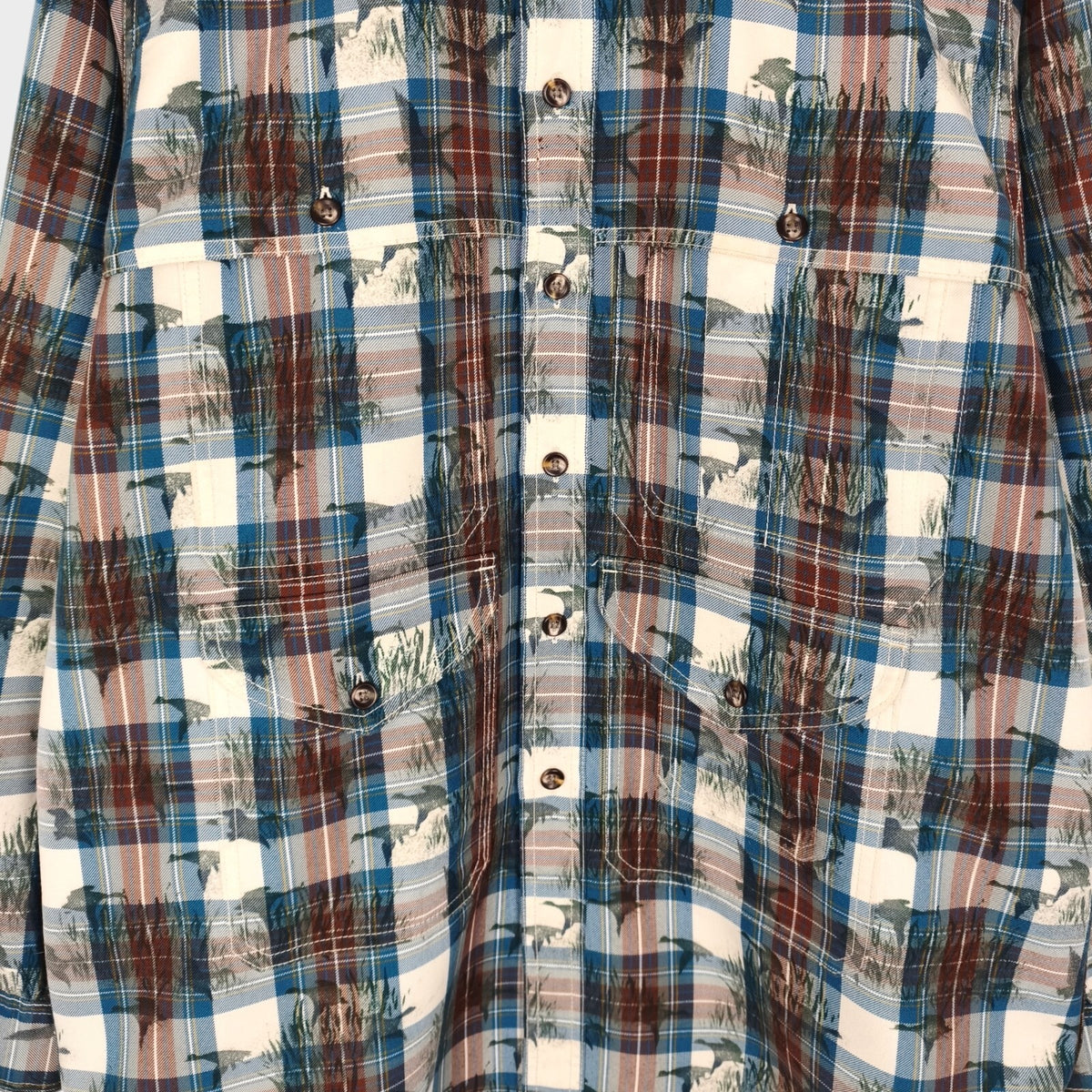 BEAMS PLUS Men's Checked Relaxed Fit Adventure Cruiser Overshirt