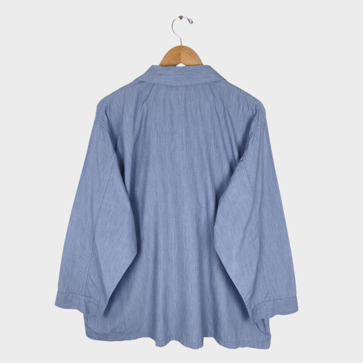 ORSLOW Men's Made in Japan Blue Pajama Overshirt Jacket