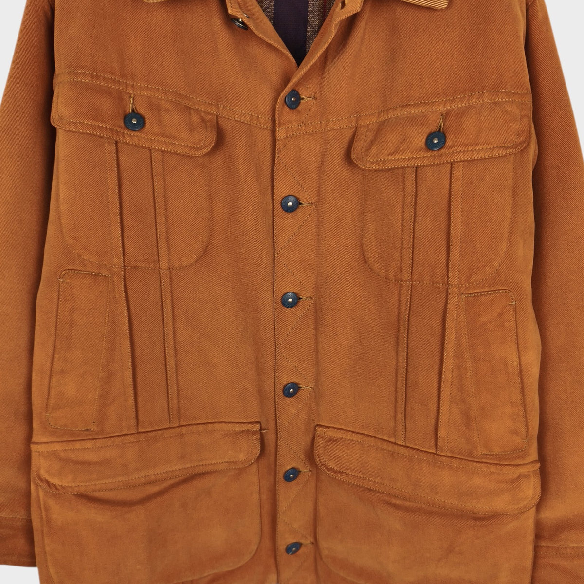 NIGEL CABOURN Men's Vintage Made in Japan Camel Heavyweight Hunting Jacket