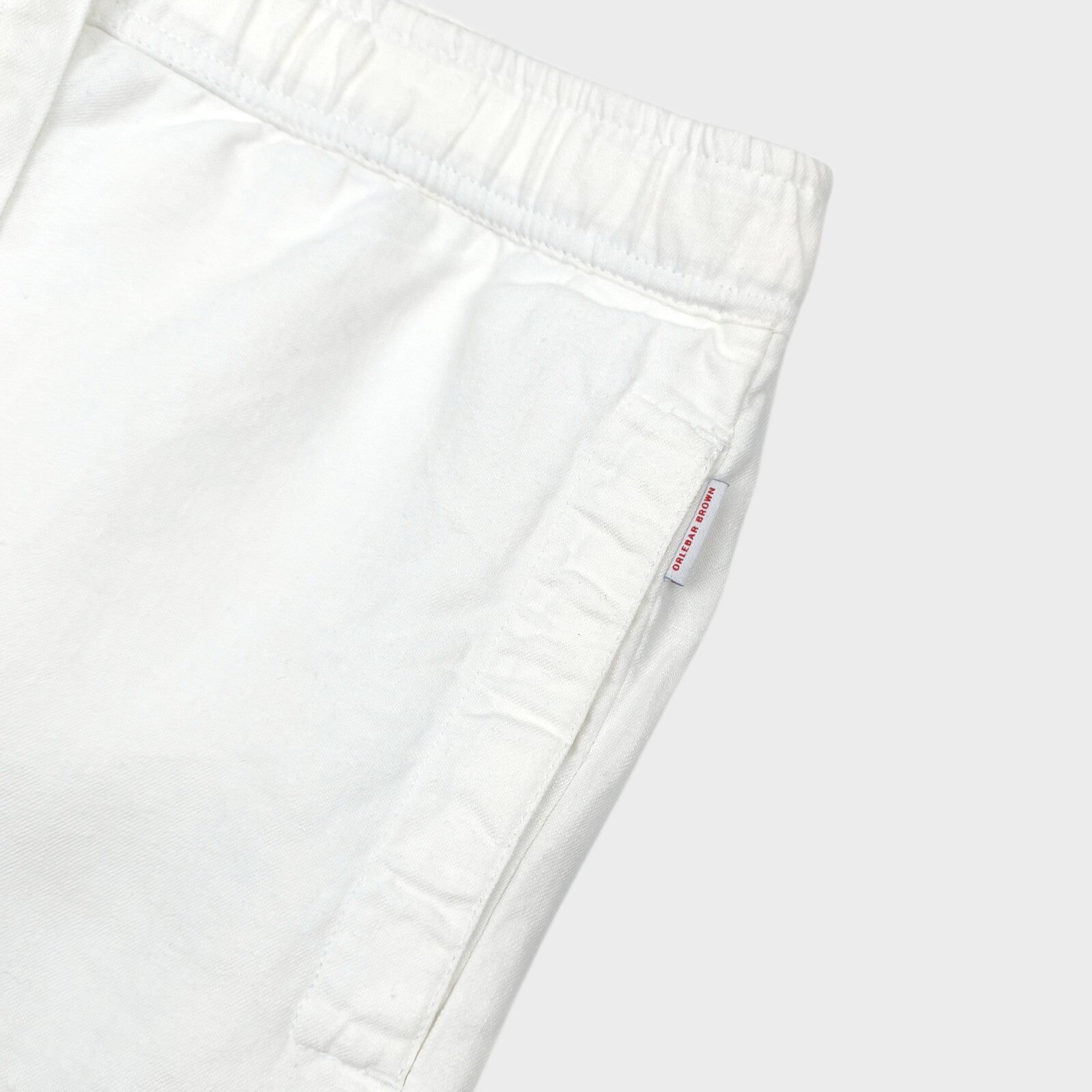 ORLEBAR BROWN Men's White 100% Linen Harton Shorts