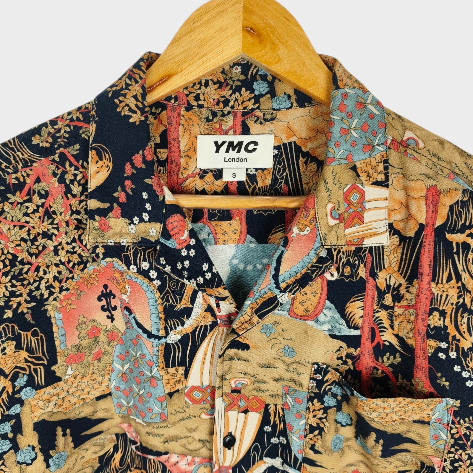 YMC You Must Create Men's Malick Fantasy Print Shirt