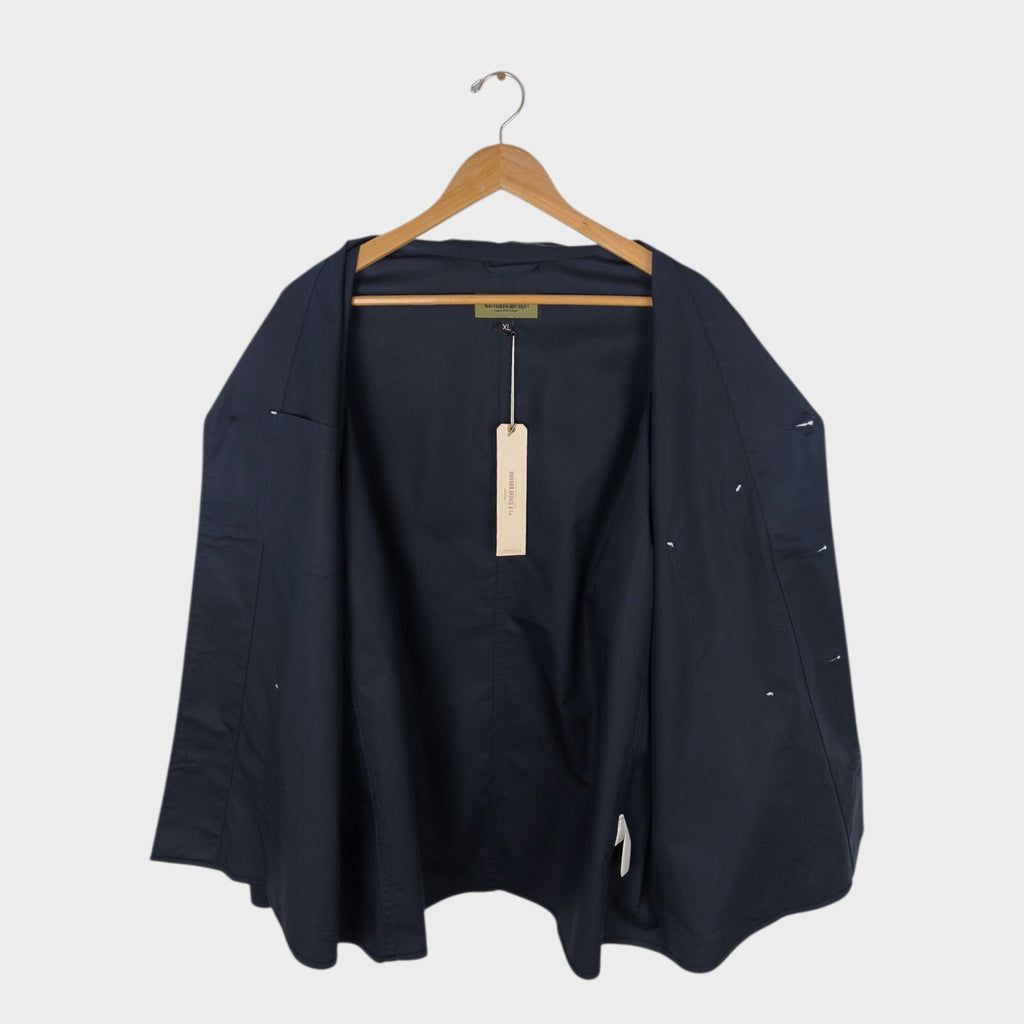 UNIFORM BRIDGE Men's Navy Coverall Chore Jacket