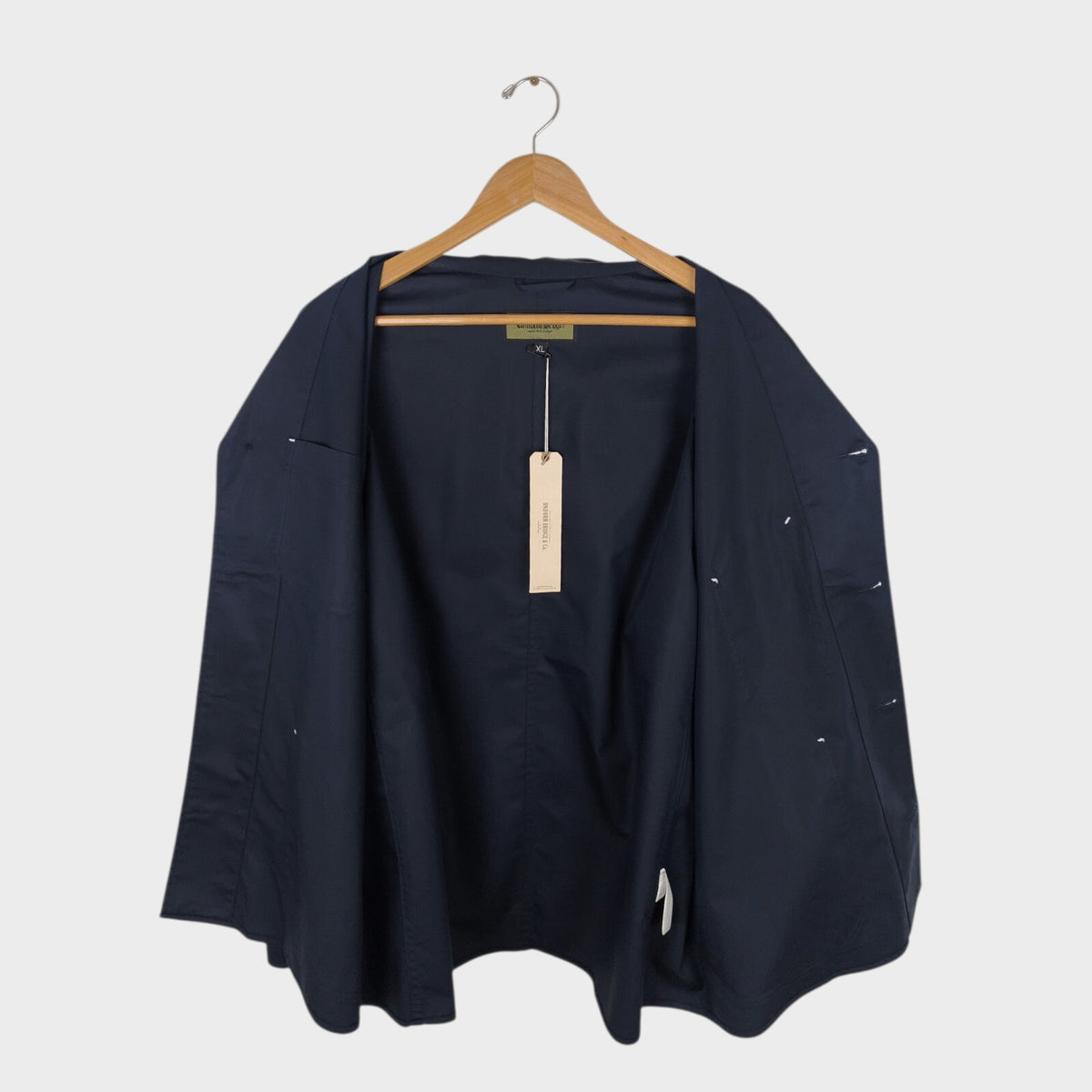 UNIFORM BRIDGE Men's Navy Coverall Chore Jacket