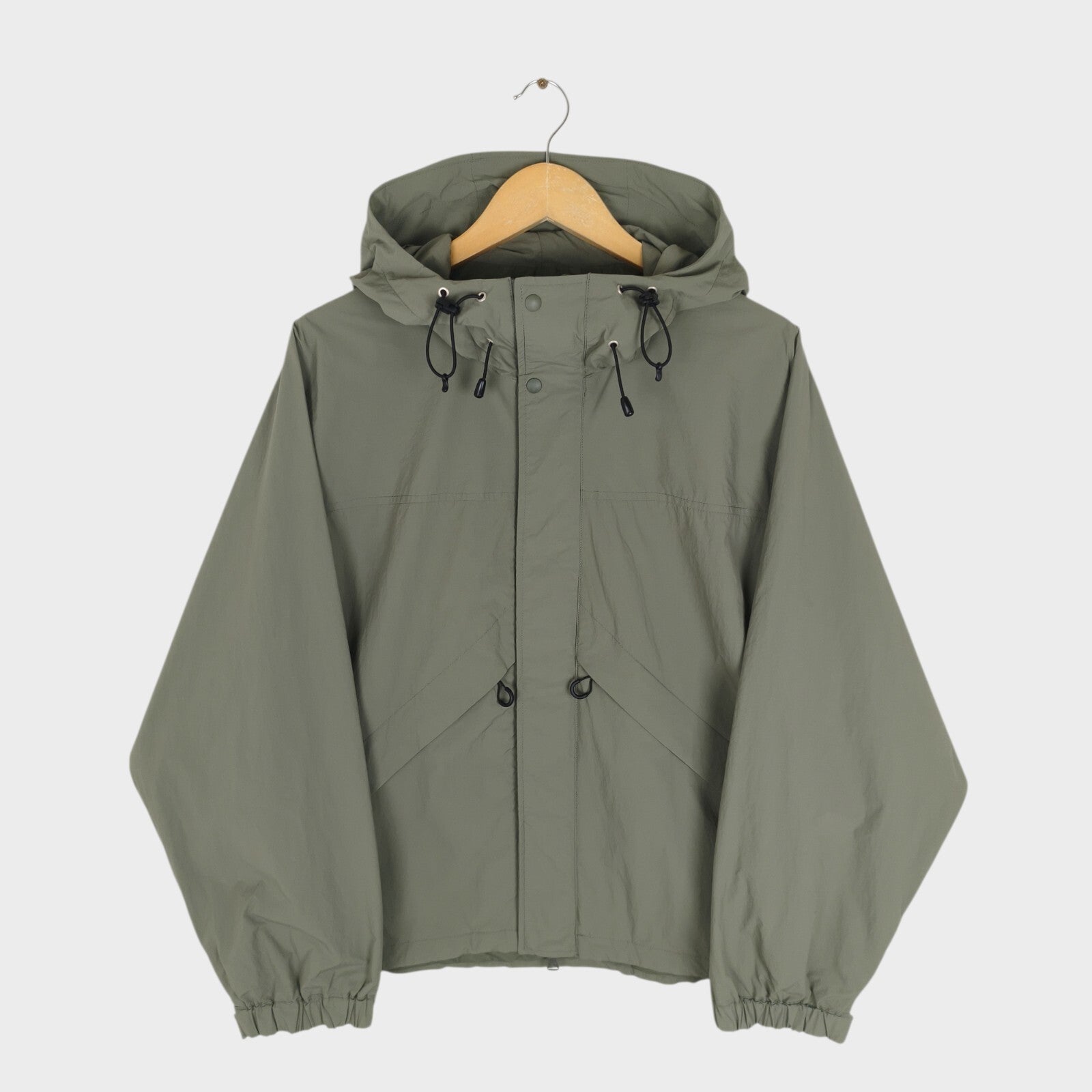 UNIFORM BRIDGE Men's Green Utility Mountain Parka Jacket