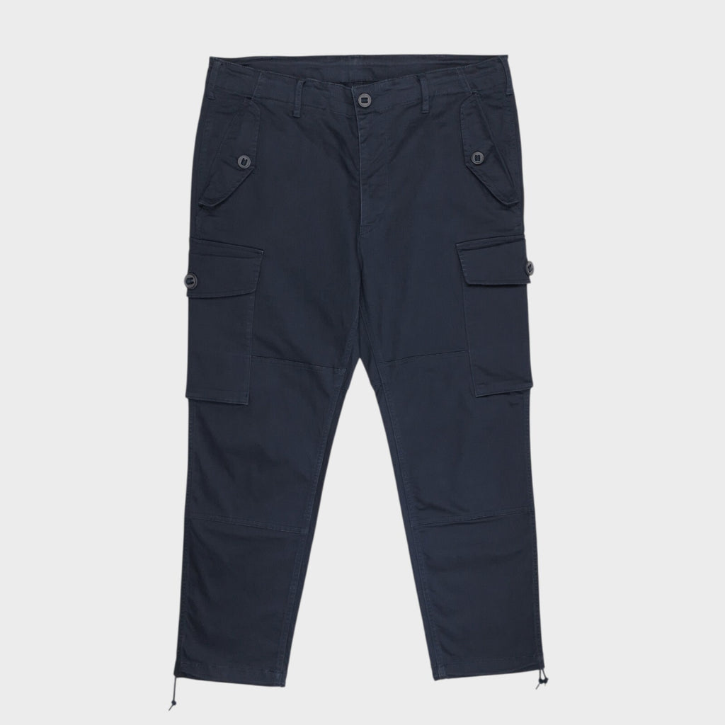 SAGE DE CRET x BEAMS PLUS Men's Navy Blue Cargo Trousers