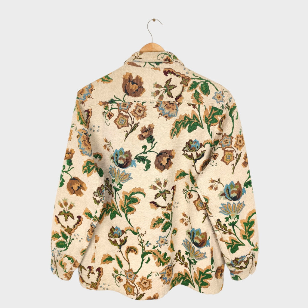 KESTIN HARE Men's Japanese Floral Jacquard Ormiston Tapestry Jacket