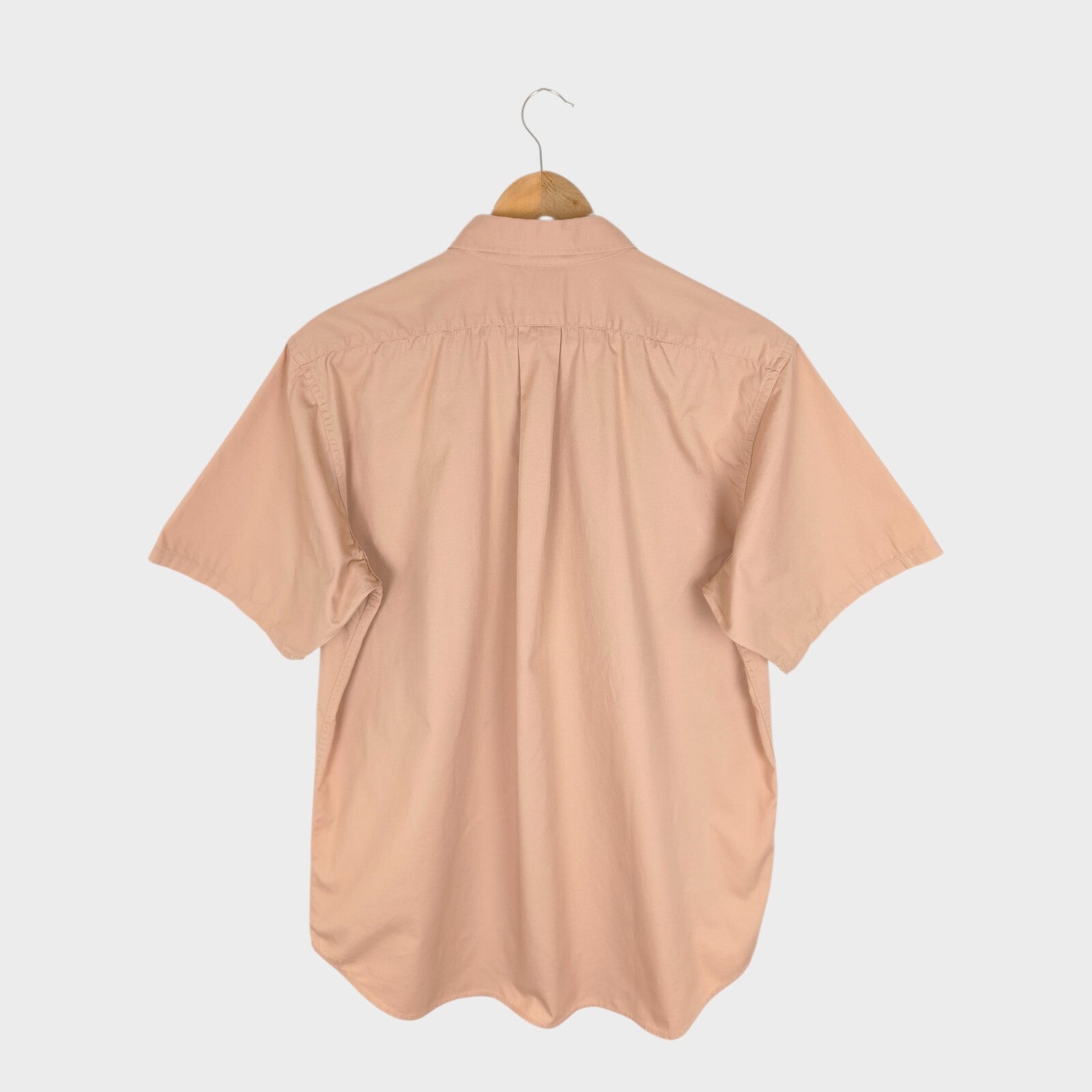 THE REAL MCCOY'S Men's Made in Japan Pink Beige Short Sleeved Shirt